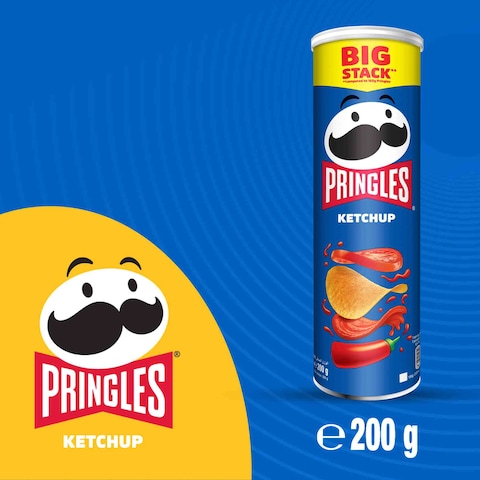Pringles Ketchup Potato Chips, 200g