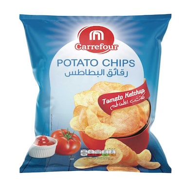 Carrefour Tomato Ketchup Flavoured Potato Chips, 40g
