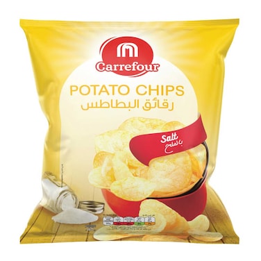 Carrefour Salted Potato Chips, 40g
