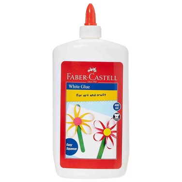 Faber-Castell White Glue Bottle, 480ml