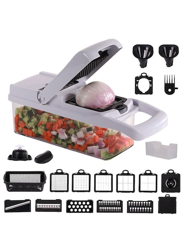 22-Piece Multifunctional Vegetable Chopper Cutter Slicer And Dicer Tool