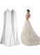 JDLYEVER Wedding Dress Dust Cover Increase Tail Tail Fishtail Non-Woven Wedding Dress Dust Cover Non-Woven Dress Coat Dust Bag, Prevents Discoloration &amp; Damage Smooth Zipper Perfect for Travel
