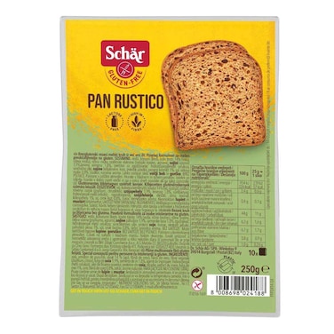 Schar Gluten Free Pan Rustico Sliced Bread, 250g