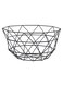 Countertop Fruit Decorative Storage Basket Black