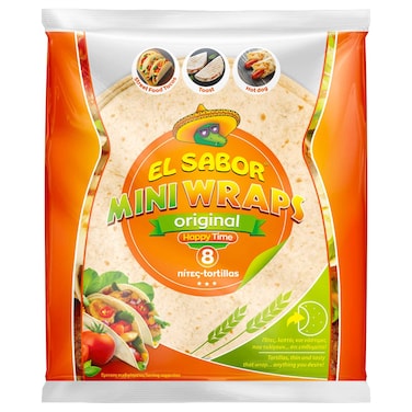 El Sabor Original Mini Wraps, 12cm