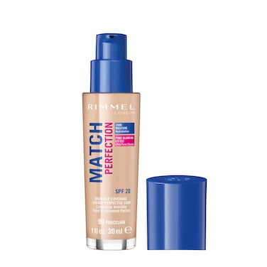 Rimmel London Match Perfection Liquid  Foundation, 90 Porcelain