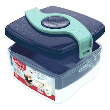 Maped Picnik Origins Lunch Box Blue and Green