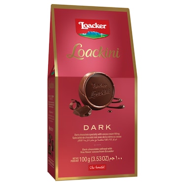 Loacker Dark Chocolate Wafer, 100g