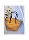 Ayra Ethnic Jute Basket Bag with Leather Strap