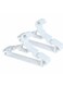 Premium Kids Clothes Hangers &acirc;&euro;&ldquo; Baby Hangers for Closet &amp; Toddler Wardrobe, Ultra-Slim Non-Slip Kids Hanger for Children&acirc;&euro;&trade;s Clothes (Kids Clothes Hangers) (White)
