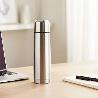 Home Stainless Steel Travel Flask - Chrome