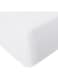 Xclusives Twin Size Fitted Sheet (100 cm x 190 cm) &acirc;&euro;&ldquo; 40cm Deep Pocket Bed Sheet &acirc;&euro;&ldquo; Soft Microfiber &acirc;&euro;&ldquo; Shrink Resistant Bed Sheet &acirc;&euro;&ldquo; 1 Fitted Bed Sheet Only (White)