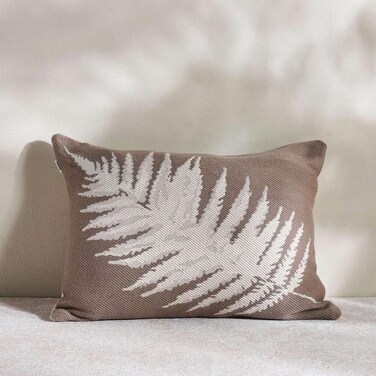 Home Patio Fern Indoor/Outdoor Cushion Beige 35x50cm