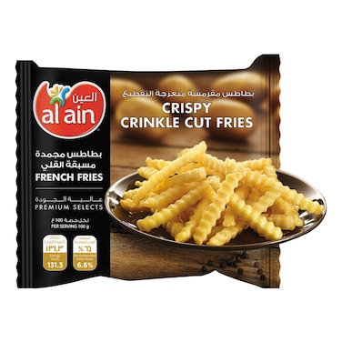 Al Ain Crinkle Cut French Fries, 750g