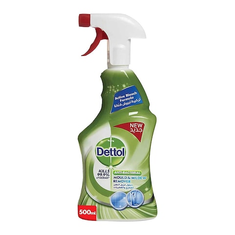 Dettol Anti-Bacterial Mould &amp; Mildew Remover Spray Bottle, 500ml