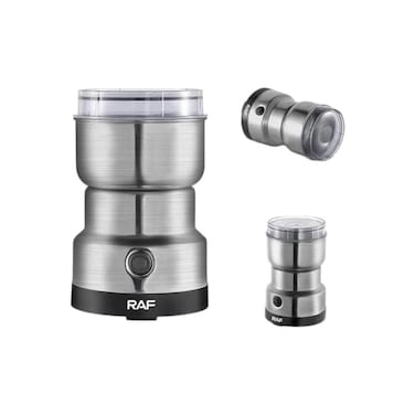 Electric Coffee &amp; Grain Grinder &ndash; Portable Spice and Seed Grinder with 304 Stainless Steel
