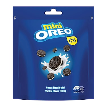 Oreo Original Cookies Minis Pouch Sandwich Biscuits, 61.3g