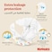 Huggies Extra Care Newborn Baby Diapers, Size 1 (Up to 5 kg), Jumbo Pack, 64 Diapers