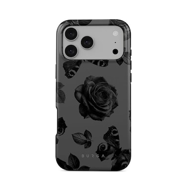 جراب Burga المميز لهاتف iPhone 17 Pro، متوافق مع غطاء صلب مزدوج الطبقات مع حماية من السيليكون - غطاء مقاوم للخدوش والصدمات