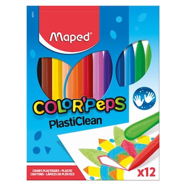 Maped Color'Peps Plastic Crayons 12 PCS