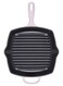 Houseware 24cm Enamelled Cast&acirc;&euro;&lsquo;Iron Square Skillet Pan with Pink Handle &acirc;&euro;&ldquo; Oven &amp; Induction Compatible Frying Pan