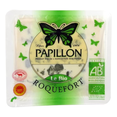 Papillon Roquefort Bio Organic Cheese, 100g