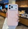 Silicone Iphone 17 Pro Pink Luxury Magnetic Compatible For Iphone Series &ndash; Shockproof, Slim Fit, Soft-touch Protective Cover With Magnetic Wireless Charging Support