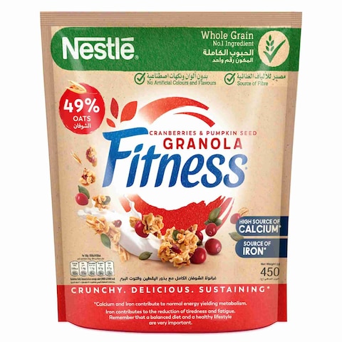 Nestle Fitness Granola and Cranberry Cereal Oats, 450g
