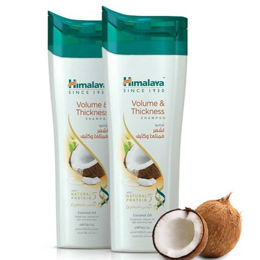 هيمالايا شامبو بروتين كثافة وسمك _أبيض_ 400 ملل حزمة من 2