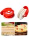 Wheel Decorator and Cutter Plastic Wheel Roller for Pizza Crust Baking Cutter Kitchen Tools,Set of 2