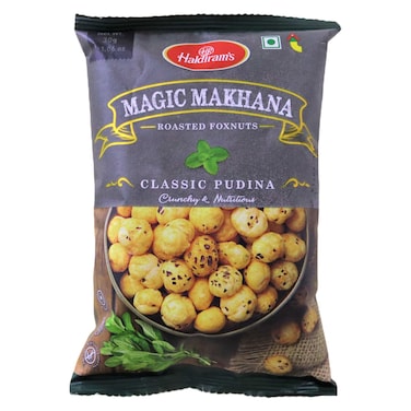 Haldiram's Magic Makhana Classic Pudina Roasted Foxnuts, 30g