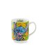 Stackable Mug Stitch Ml 350 Green color Material is Porcelain and safe Dishwasher, Microwave