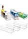 e world unbox happiness 6 Stackable Pieces, Kitchen &amp; Fridge Organizer Set   Kitchen Organizers and Storage Containers   It Has Thickened Bottom, Curved Handles   BPA Free &amp; Food Grade-Material