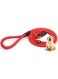 ELECDON Dog Rope Leash, Dog Rope for Dog Training, Pet Nylon Slip Rope Lead Durable Sturdy Comfortable Pet Leash Puppy No Pull Training Slip Lead for Puppy Small Dogs Walking, Hiking, Camping, Red