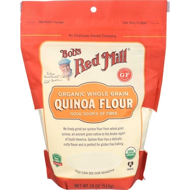 Bob's Red Mill Gluten Free Organic Whole Grain Quinoa Flour, 510g