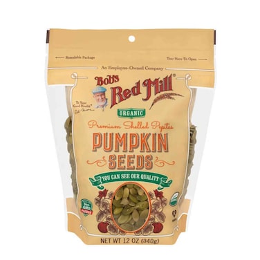 Bob's Red Mill Organic Shelled Pepitas Pumpkin Seeds, 340g