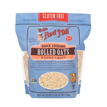 Bob's Red Mill Gluten Free Organic Whole Grain Old Fashioned Quick Cooking Rolled Oats, 794g