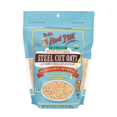 Bob's Red Mill Non-GMO Organic The Golden Spurtle Steel Cut Oats, 680g