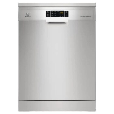 إلكترولوكس غسالة أطباق قائمة بذاتها، ESF8570ROX، سعة 15 طبقًا، نظام ترمومتر فعال، تشطيب من الفولاذ المقاوم للصدأ