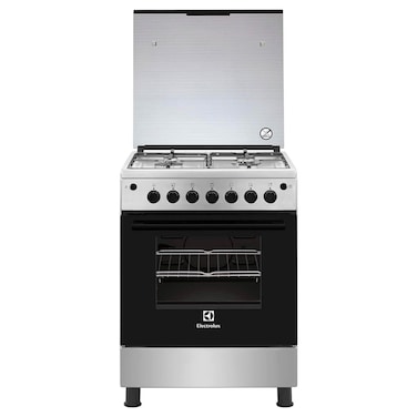Electrolux Gas Cooker EKG611A1OX, 60 cm, Stainless Steel, 4 Burners