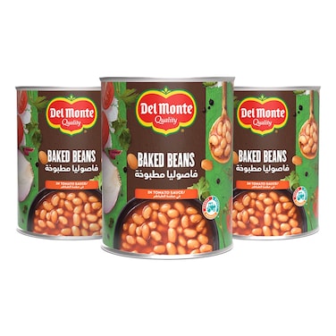 Del Monte Baked Beans in Tomato Sauce, 420g Pack of 3