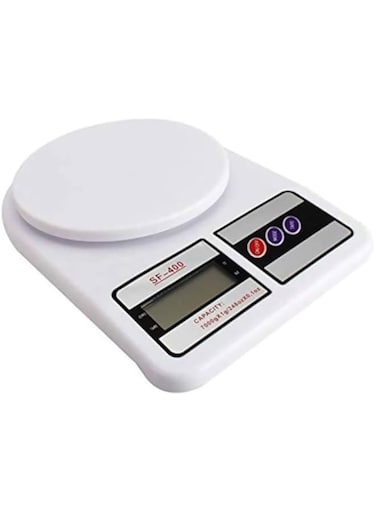 Dubai Gallery Electronic Digital Kitchen Digital Scale White