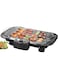 ELTERAZONE Grill Machine 2000W Smokeless Electric Grill/50-350&deg;C temperature control Indoor and Outdoor Portable BBQ Grilling &amp; Searing/Griddle Hot Plate Removable/For 2-7 People,Black,Thai plug