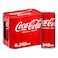Coca-Cola Original Taste Carbonated Soft Drink Can, 245ml Pack of 6