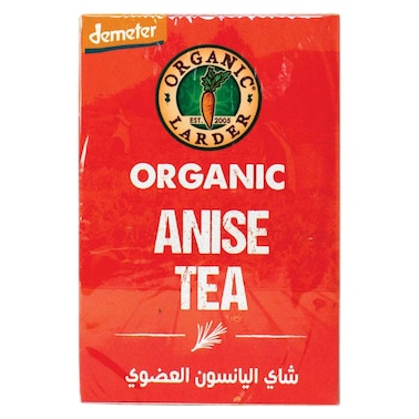 أورغانيك لاردر شاي اليانسون، 20 كيس شاي، 1.5 غرام