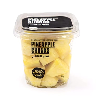 هالو فروتس قطع أناناس كبيرة 400 غرام