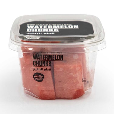 Hello Fruits Watermelon Chunks 250 gm