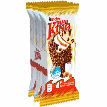 Kinder Maxi King Milk Chocolate 35g Pack of 3