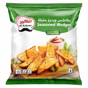 Al Kabeer Seasoned Wedges, 750g