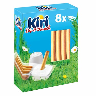 Kiri Cheese Dippers Cream Cheese and Breadstick Snack, 280g